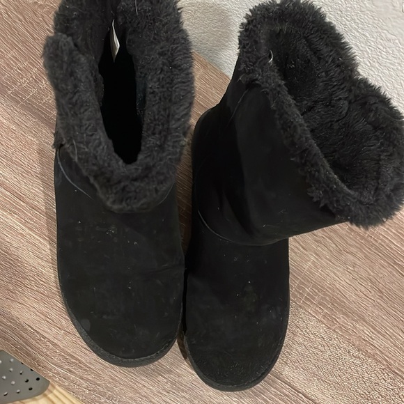 Women’s black comfy boots size 10 - Picture 2 of 4